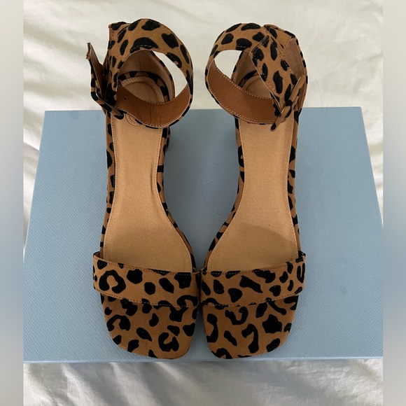 Urban Outfitters Lua Leopard Heel - Size 8 - Picture 3 of 6